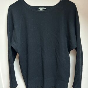 Nordstrom Halogen SP Women's Black Sweater Cashmere Wool